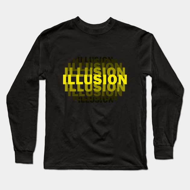 illusion Long Sleeve T-Shirt by Abrek Art